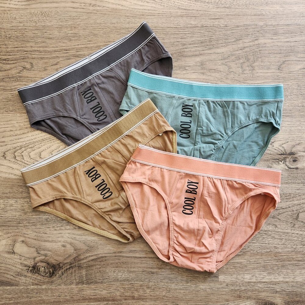 New 4 Pair Mens Boys Sz X-Large Bikini Briefs Underwear Boxer Cool Boy